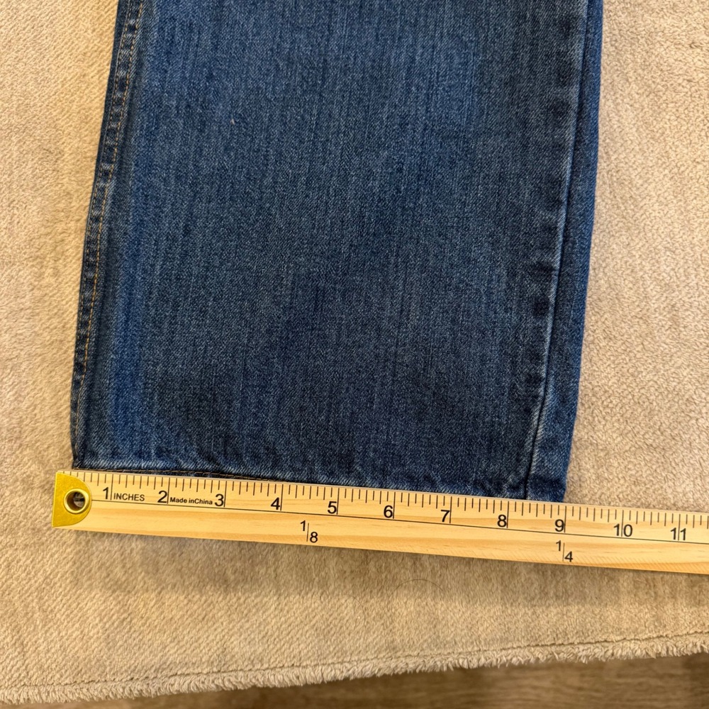 Dickies Mens Jeans 38x32 Dark Wash Straight Leg Cotton Work Pants - Picture 7 of 8
